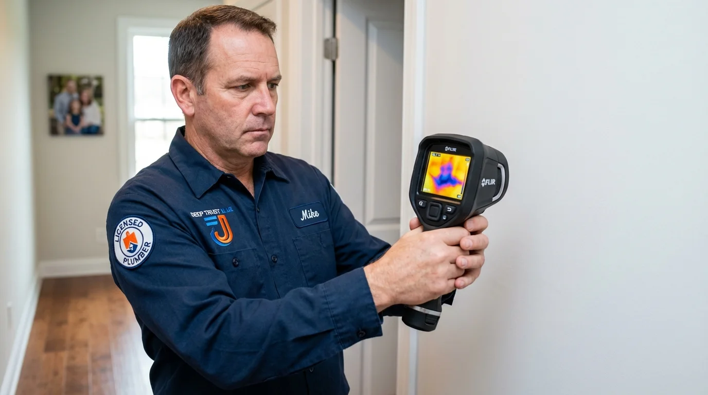 Thermal imaging leak detection by Johns Plumbing LLC in Tunica